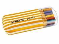 STABILO point 88 Zebrui Fineliner farbsortiert 0,4 mm, 20 St. 8820-02