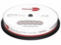 10 PRIMEON Blu-ray BD-R 50 GB Double Layer 2761311
