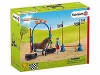 Schleich® Farm World 42482 Pony Agility Rennen Spielfiguren-Set