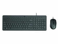 HP 150 Tastatur-Maus-Set kabelgebunden schwarz 240J7AA#ABD