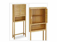 relaxdays Waschmaschinenschrank, 10020299_0 braun 3 Fachböden 70,0 x 22,5 x...