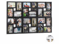 relaxdays Collage-Bilderrahmen schwarz 86,0 x 57,0 cm