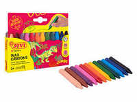 JOVI Wax Crayons Jumbo Wachsmalstifte farbsortiert, 12 St.