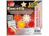 folia Faltblätter Bascetta-Stern Mini weiß, gelb, rot, orange 128 Blatt 899/0707