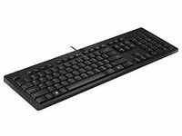 HP 125 Tastatur kabelgebunden schwarz 266C9AA#ABD
