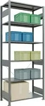 SCHULTE Schwerlastregal MULTIplus 150 12751 silber 100,0 x 50,0 x 250,0 cm