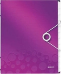 LEITZ Ordnungsmappe WOW 4634 12 F&auml;cher violett, 1 St.