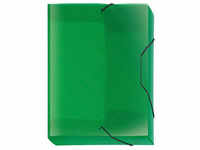 VELOFLEX Heftbox Crystal 3,0 cm transparent grün