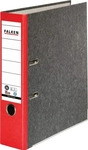 FALKEN 5028010007, FALKEN Recycling Ordner rot marmoriert Karton 8,0 cm DIN A4, 1 St.