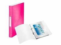 LEITZ WOW Ringbuch 2-Ringe pink-metallic 3,2 cm DIN A4