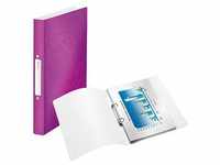 LEITZ WOW Ringbuch 2-Ringe violett-metallic 3,2 cm DIN A4 4257-00-62