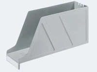 Leitz 2427-00-85, LEITZ Stehsammler Standard 2427 24270085 grau Kunststoff, DIN A4