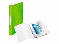 LEITZ WOW Ringbuch 2-Ringe grün 3,2 cm DIN A4