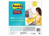 Post-it® Super Sticky Big Notes Jumbo-Haftnotizen extrastark BN11-EU gelb 1...