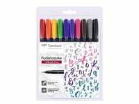 Tombow Fudenosuke Brush-Pens farbsortiert, 1 Set WSBH-10P