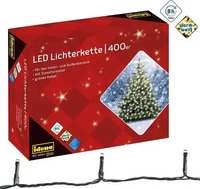 Idena 400er LED Lichterkette gr&uuml;n 47,9 m, 1 Pack dunkelgr&uuml;n