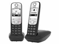 Gigaset A690 Duo Schnurloses Telefon-Set schwarz L36852-H2810-B101