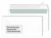 MAILmedia Briefumschläge DIN lang mit Fenster weiß haftklebend 500 St.