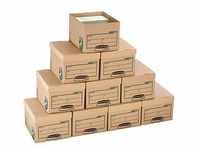 10 Bankers Box Archivboxen Bankers Box® Earth Series Budget Box braun 32,6 x 39,6 x
