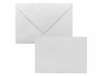 SIGEL Briefumschläge DIN C5 ohne Fenster weiß nassklebend 50 St. DU251
