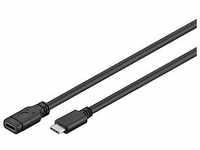 goobay USB 3.1 C Kabel 1,0 m schwarz 45393