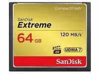 SanDisk Speicherkarte CompactFlash Card Extreme 64 GB SDCFXSB-064G-G46
