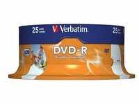 25 Verbatim DVD-R 4,7 GB bedruckbar 43538