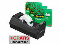 AKTION: Scotch Magic™ Tape Klebefilm matt 19,0 mm x 33,0 m 3 Rollen + GRATIS 1