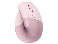 Logitech Lift Maus ergonomisch kabellos rosa 910-006478