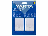 2 VARTA LED-Außenleuchten mit Bewegungsmelder Motion Sensor Night Light, weiß