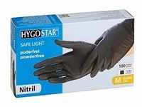 HYGOSTAR unisex Einmalhandschuhe SAFE LIGHT schwarz Größe M 100 St.