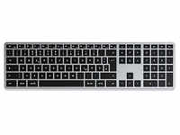 SATECHI SLIM X3 Tastatur kabellos grau, silber ST-BTSX3M-DE