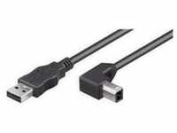 USB 2.0 Hi-Speed Kabel 90°, Schwarz