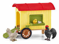 Schleich® Farm World 42572 Hühnerstall Spielfiguren-Set