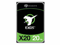 Seagate EXOS X20 512E/4K SATA mit Selbstverschlüsselung 20 TB interne HDD-Festplatte