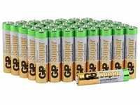 40 GP Batterien SUPER Micro AAA 1,5 V