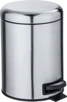 WENKO Leman Kosmetikeimer 5,0 l silber, matt, 1 St.