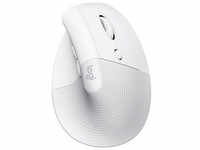 Logitech Lift for Mac Maus ergonomisch kabellos weiß