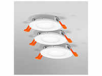 LEDVANCE RECESS SLIM DOWNLIGHT LED-Einbaustrahler-Set weiß 4,5 W