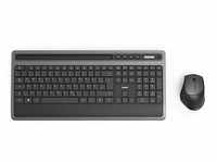 hama KMW-600 Tastatur-Maus-Set kabellos schwarz, anthrazit