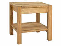 HAKU Möbel Beistelltisch Massivholz eiche 43,0 x 43,0 x 45,0 cm