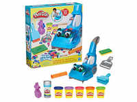 Play-Doh Knete Set Zoom Zoom Saugen und Aufräumen farbsortiert, 5 Farben je 56,0 g &