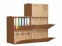 5 ELBA Archivcontainer tric system braun 51,0 x 36,0 x 33,0 cm