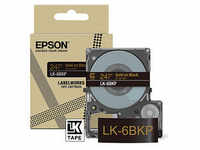 EPSON Schriftband LK LK-6BKP C53S672096, 24 mm gold auf schwarz