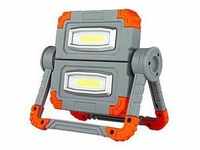 REV FLEX POWER Akku-LED-Baustrahler grau, orange 2 x 5 W