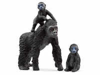 Schleich® Wild Life 42601 Flachland Gorilla Familie Spielfiguren-Set