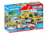 Playmobil® City Life 71202 Rettungswagen mit Licht und Sound Spielfiguren-Set