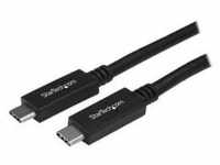 StarTech.com USB C Kabel USB315CC1M 1,0 m schwarz