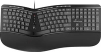 MediaRange MROS120, MediaRange MROS120 ergonomische Tastatur kabelgebunden schwarz