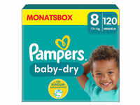Pampers® Windeln baby-dry™ Monatsbox Größe Gr. 8 (17+ kg) für Kids und Teens